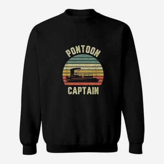 Vintage Captain Funny Boat Sweat Shirt - Seseable