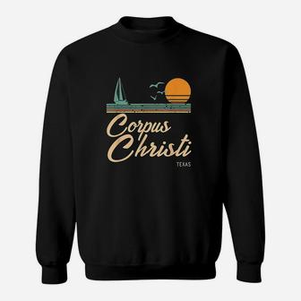 Vintage Corpus Christi Texas Sweat Shirt - Seseable
