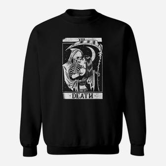 Vintage Death The Grim Reaper Sweat Shirt - Seseable