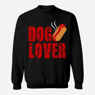 Vintage Graphic Hot Dog Lover Simple Art Sweat Shirt - Seseable