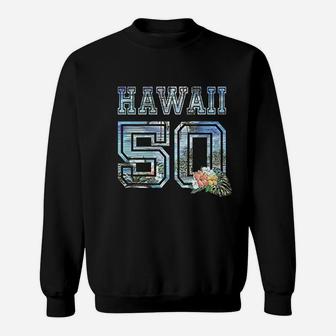 Vintage Hawaii 50 Sweat Shirt - Seseable