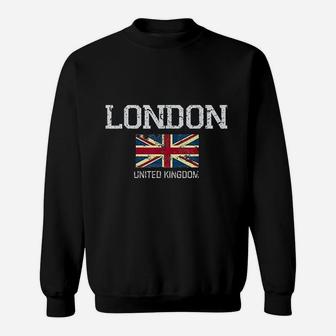 Vintage London England United Kingdom Souvenir Gift Sweat Shirt - Seseable