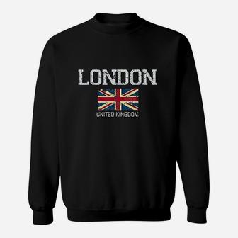 Vintage London England United Kingdom Sweat Shirt - Seseable
