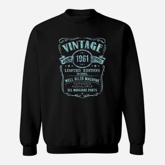 Vintage Made In 1961 60th Birthday Sweat Shirt - Seseable