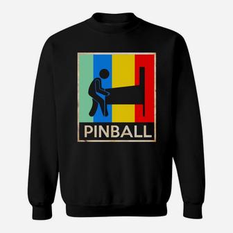 Vintage Pinball Sweat Shirt - Seseable