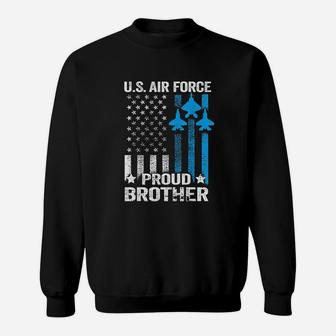 Vintage Proud Brother Us Air Force Sweat Shirt - Seseable