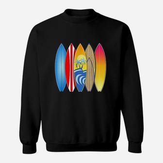 Vintage Retro Surfboards Surfing Sweat Shirt - Seseable