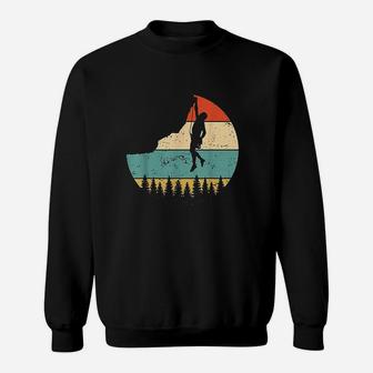 Vintage Rock Climbing Mountain Climber Sweat Shirt - Seseable