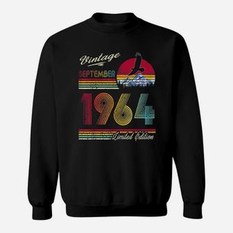 Vintage September 1964 58th Birthday 58 Years Old Gift Sweat Shirt - Seseable