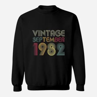 Vintage September 1982 Bday Gifts 39th Birthday Sweat Shirt - Seseable