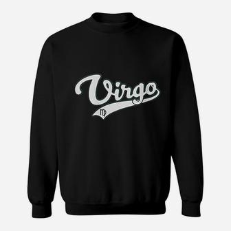 Virgo September Birthday Astrology Vintage Baseball Sweat Shirt | Seseable CA