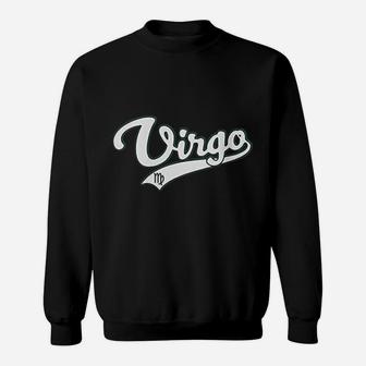 Virgo September Birthday Astrology Vintage Baseball Sweat Shirt - Seseable