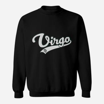 Virgo September Birthday Astrology Vintage Baseball Sweat Shirt | Seseable CA