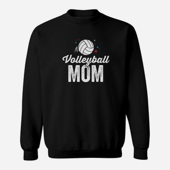 Volleyball Mom For Women Coach Team Player Mother Sweat Shirt - Seseable