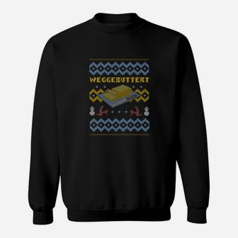 Weggebuttert Christmas Sweater Sweatshirt - Seseable