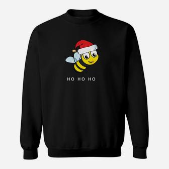 Weihnachten X Mas Christmas Bee Ho Ho Ho Sweatshirt - Seseable
