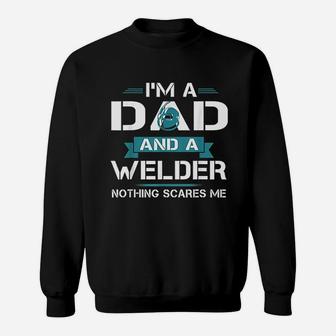 Welder American Flag Usa Patriotic Welder Dad Fathers Day Sweat Shirt - Seseable