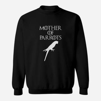 White Mother Of Parrots birthday Sweat Shirt - Seseable