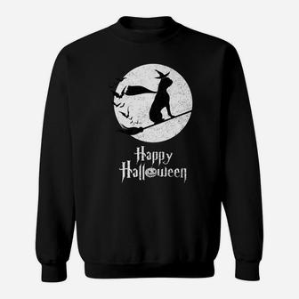Witch Funny Halloween Costume French Bulldog Lovers Sweat Shirt - Seseable