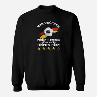 Wm 2018 Pfoten Und Daumen Sweatshirt - Seseable