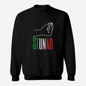 Words In Italian Stunad Italian Funny Italy Gift Sweat Shirt - Seseable