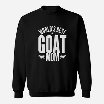 World Best Goat Mom Mothers Day Sweat Shirt - Seseable
