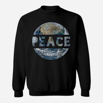 World Peace On Earth Conscious Humanity Love And Kindness Sweatshirt - Seseable