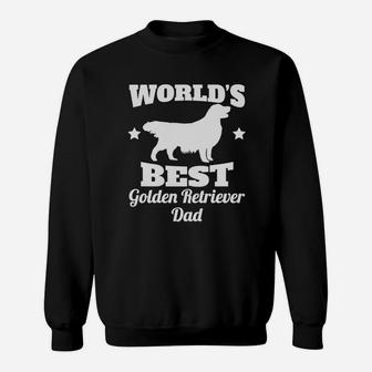 Worlds Best Golden Retriever Dad - Men's T-shirt Sweat Shirt - Seseable