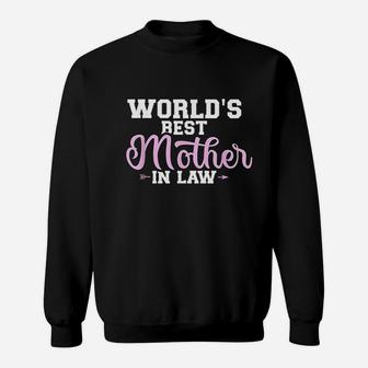 Worlds Best Mother In Law Sweat Shirt - Seseable