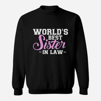 Worlds Best Sister In Law Sweat Shirt - Seseable