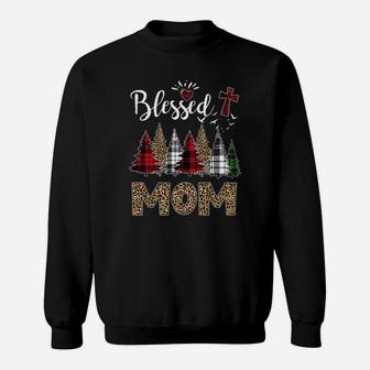 Xmas Blessed Mom Funny Meaningful Gifts For Mom Sweat Shirt - Seseable