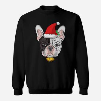 Xmas Funny French Bulldog With Antlers Christmas Sweat Shirt - Seseable