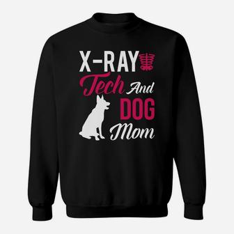 Xray Tech Xray Tech And Dog Mom Sweat Shirt - Seseable