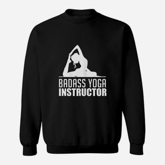 Yoga Instructor Female Teacher Workout Class Gift Sweat Shirt - Seseable