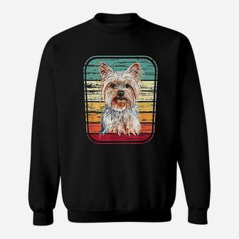 Yorkie Dog Mom Or Dad Love Dogs Gift Sweat Shirt - Seseable