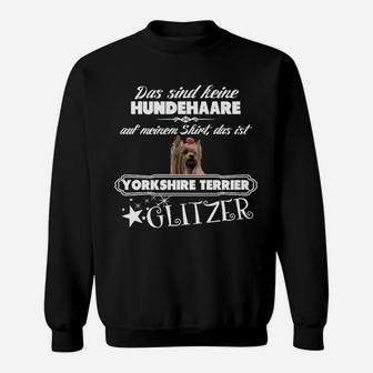 Yorkshire Terrier Glitzer Sweatshirt - Seseable