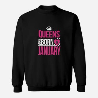 Zodiac Queen Tierkreis January Sweatshirt - Seseable