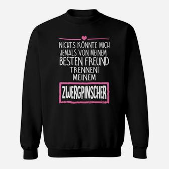 Zwergpinscher Best Friends Sweatshirt, Schwarzes für Hundeliebhaber - Seseable