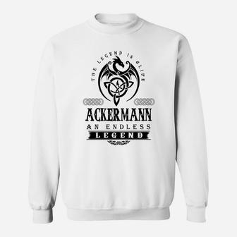 Ackermann An Endless Legend Sweat Shirt - Seseable
