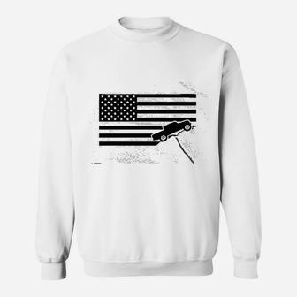 American Flag Usa Gladiator Jt Perfect For The Offroad Gladiator Owner Made In Usa Sweat Shirt | Seseable CA