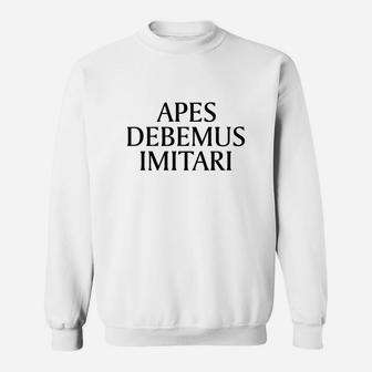 Apes Debemus Imitari Beekeepers Sweatshirt - Seseable