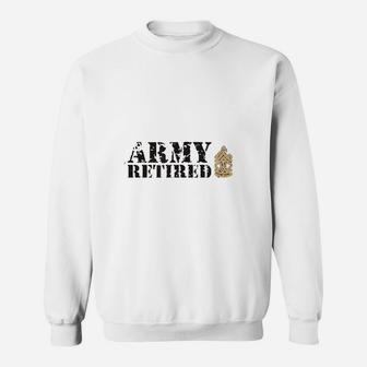 Army Retired Sweat Shirt - Seseable