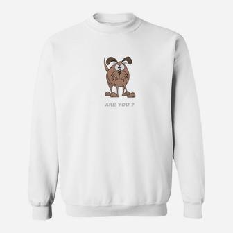 Art Funny Dog Design Are You Following Me Sweat Shirt - Seseable
