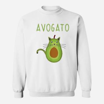Avogato Cinco De Mayo Gift Cinco De Meow Cat Avocado Sweat Shirt - Seseable