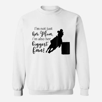 Barrel Racing Mom Cowgirl Horse Riding Racer Sweat Shirt - Seseable
