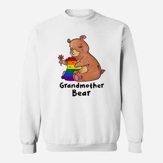 Bear Mom Grandmother Bear Lgbt birthday Sweat Shirt - Seseable