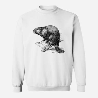 Beaver Biber Nagetier Rodents Wood Water4 - Mens Premium T-shirt Sweat Shirt - Seseable