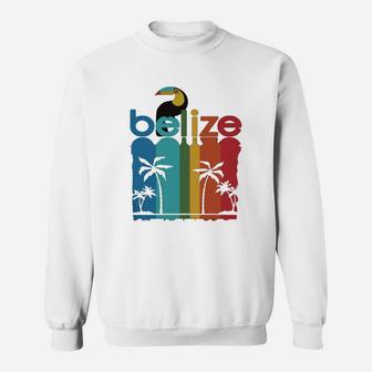 Belize Travel Poster T-shirt Travel Cruise Retro 70s 80s Sweatshirt - Seseable