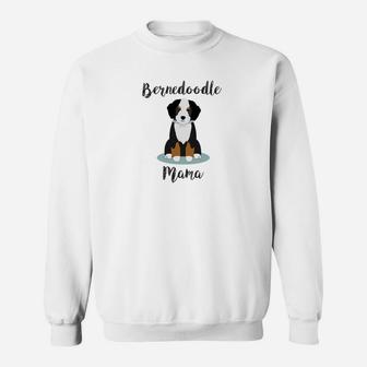 Bernedoodle Mama Doodle Dog Lover Sweat Shirt - Seseable