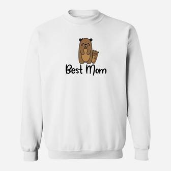 Best Mom Ever Premium Mama Bear Premium Sweat Shirt - Seseable